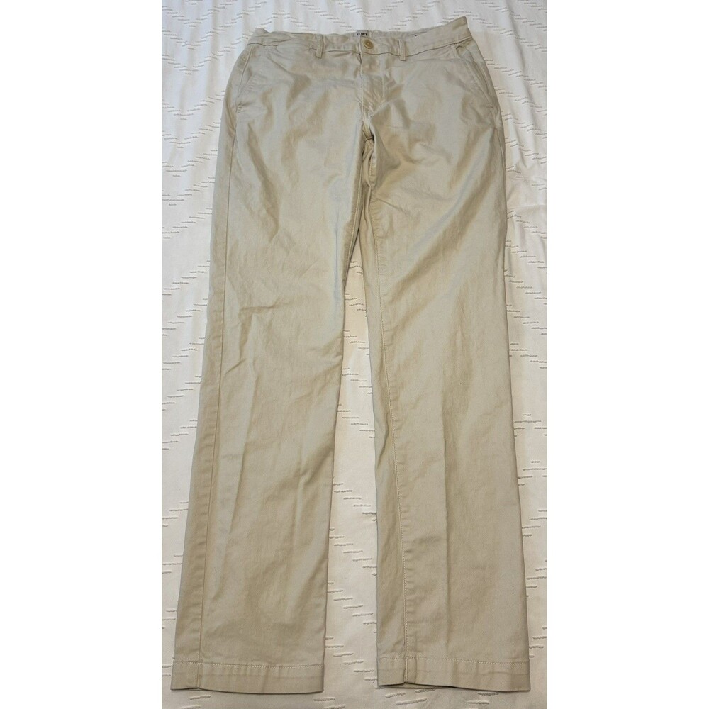 Huckberry Flint and Tinder Collab Men's 365 Slim Fit Pants 31x32 Cream White